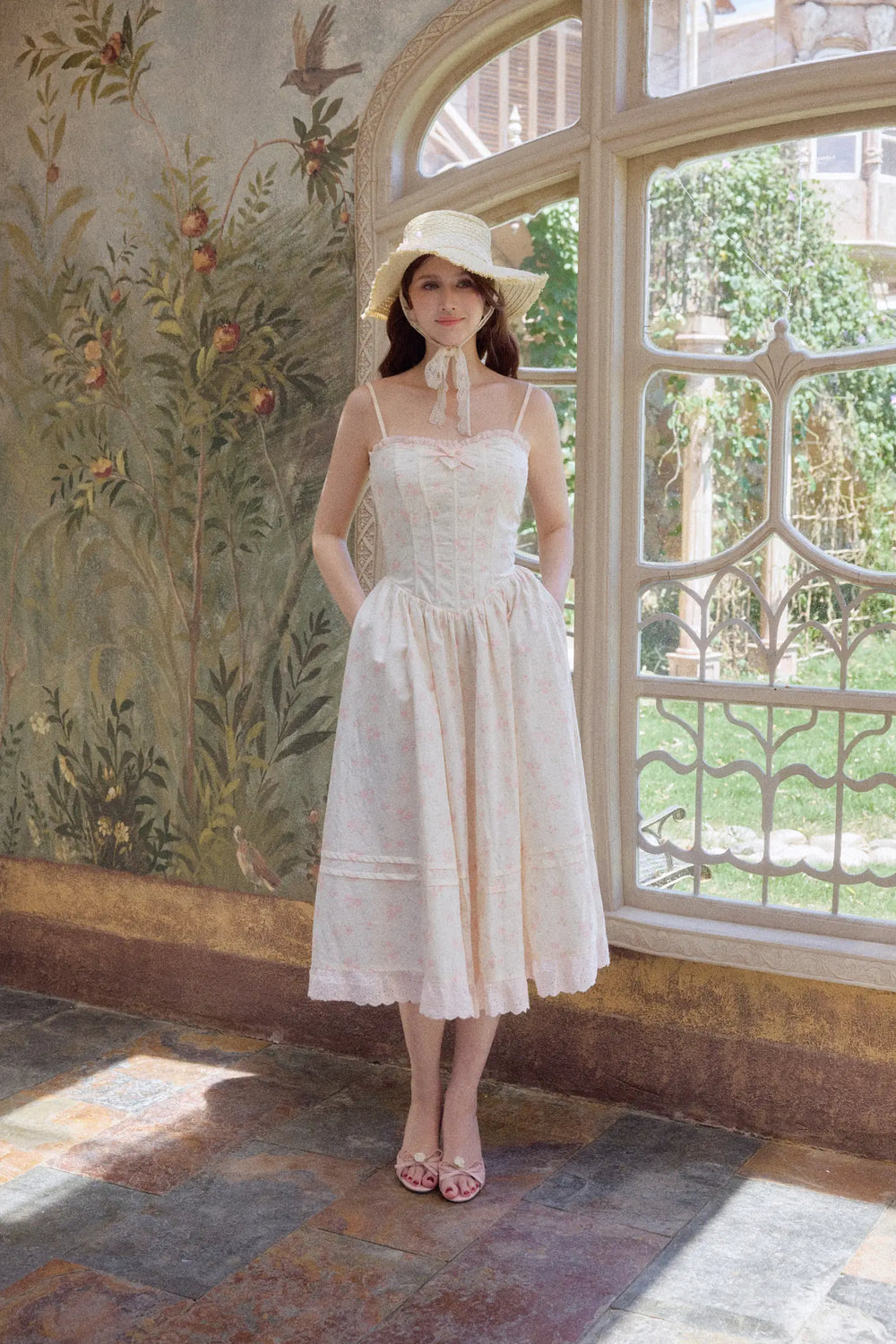 Afternoon Petal Corset Dress